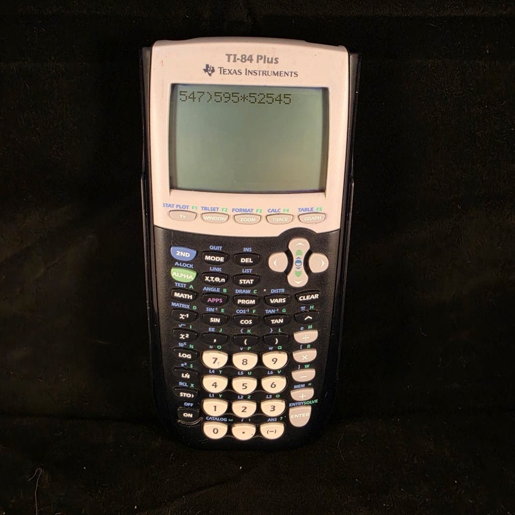 TI-84 Plus grafische rekenmachine Texas Instruments + deksel, Diversen, Ophalen of Verzenden, Grafische rekenmachine, Gebruikt