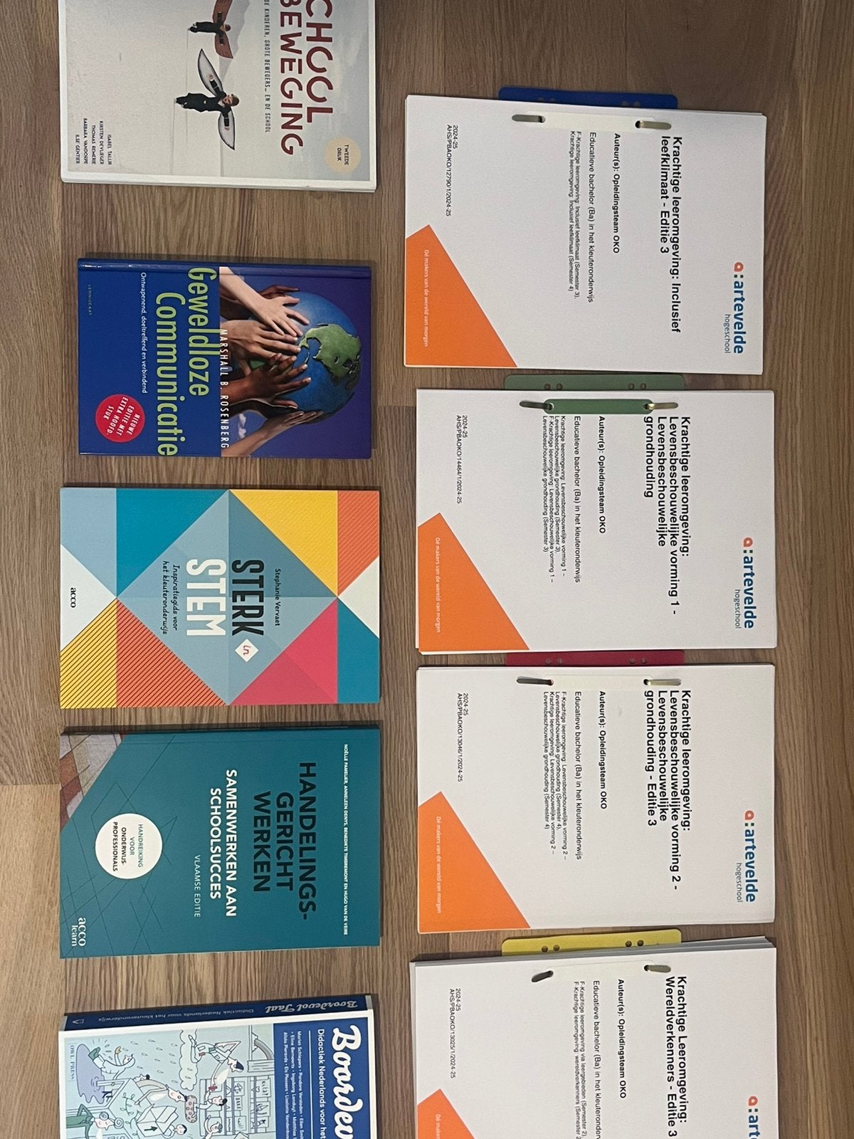 Artevelde kleuteronderwijs opleiding boeken 2de jaar, Boeken, Ophalen of Verzenden, Zo goed als nieuw, Hogeschool
