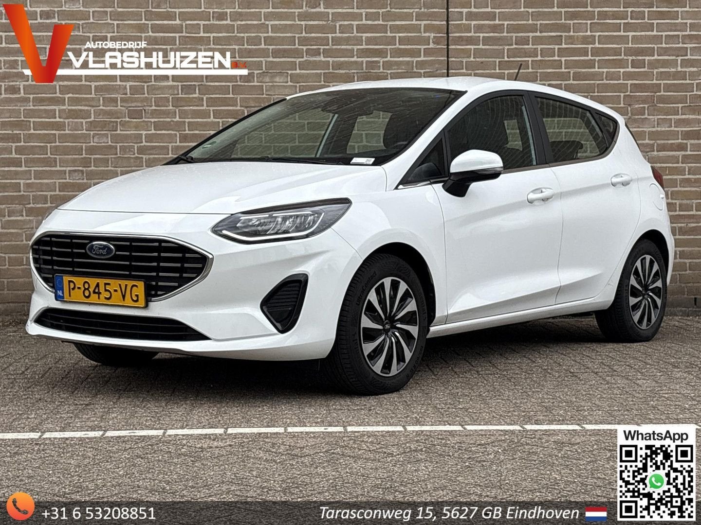 Ford Fiesta 1.0 EcoBoost Hybrid Titanium | € 5.750,- NETTO!, Auto's, Wit, Bedrijf, Handgeschakeld, Fiësta