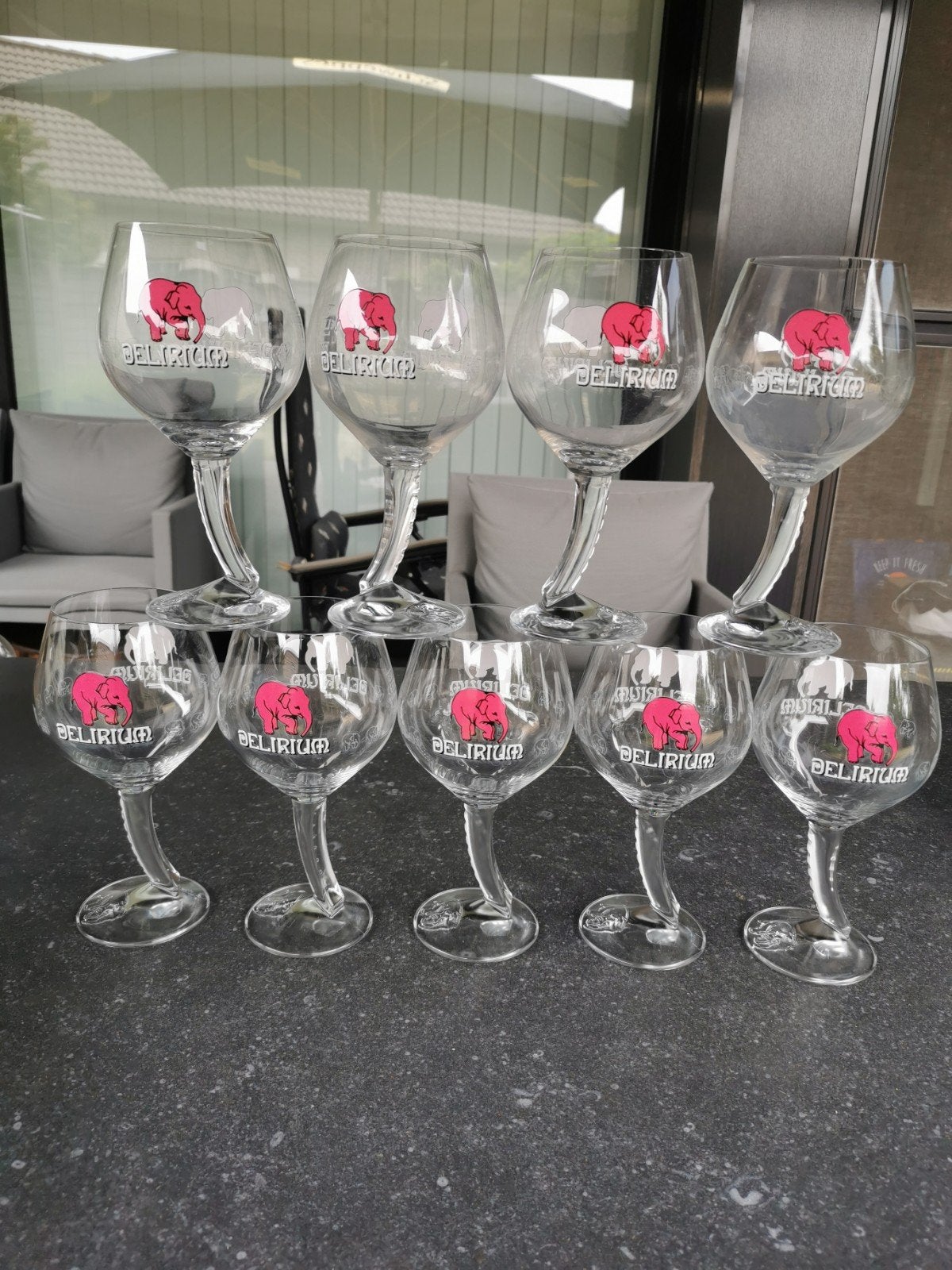 Delirium glazen, Verzamelen, Biermerken, Ophalen of Verzenden
