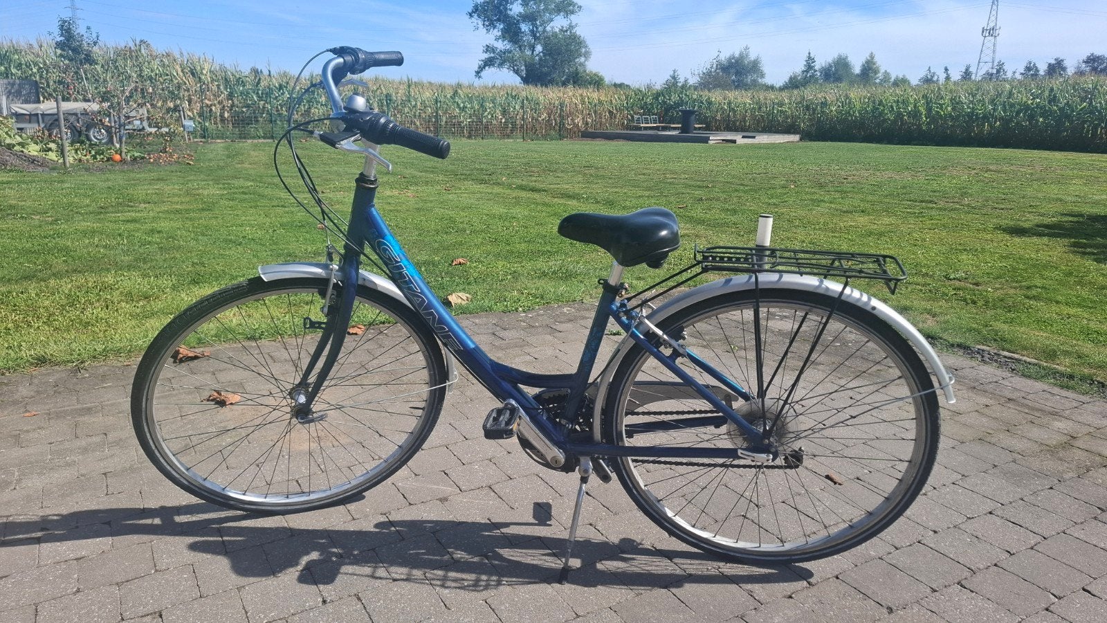 damesfiets 28 inch, Fietsen en Brommers, Ophalen, Gebruikt, Velgrem, Handrem