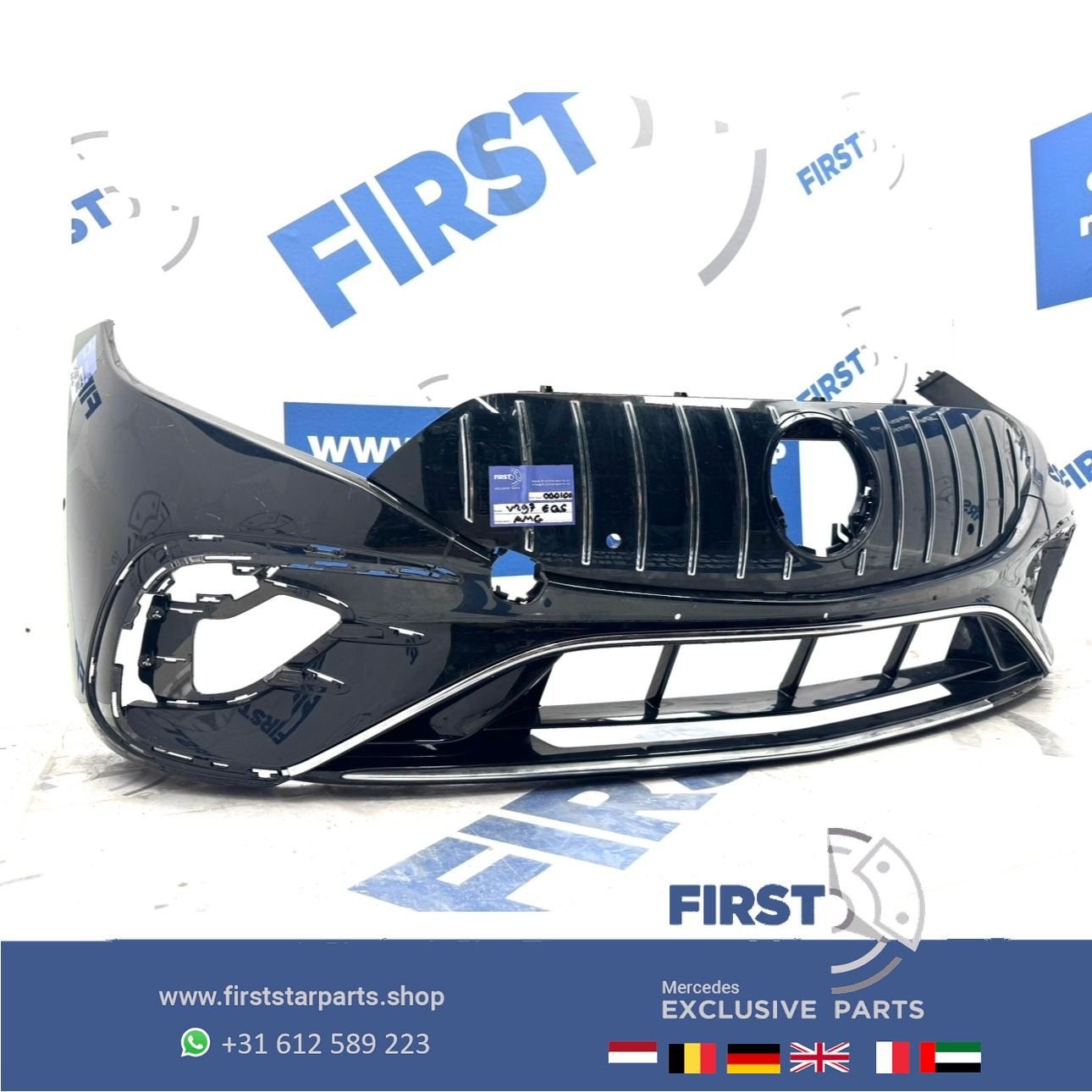 BUMPER W297 EQS AMG VOORBUMPER A2978852002 EQ S Klasse 2021-, Gebruikt, -, Voor, Ophalen of Verzenden