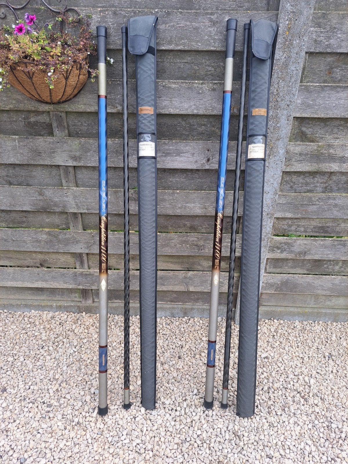 hengelstok Shimano Dia Flash 11 m, Watersport en Boten, Hengelsport | Witvissen, Ophalen