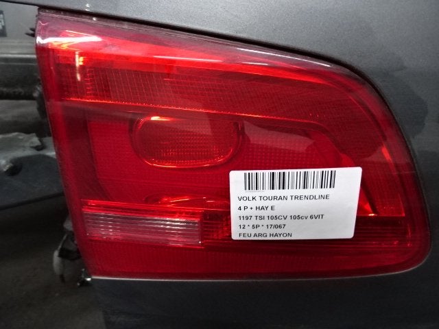 PANNEAU ARRIÈRE GAUCHE AVEC LAMPE Touran (1T1 / T2), Utilisé, Volkswagen
