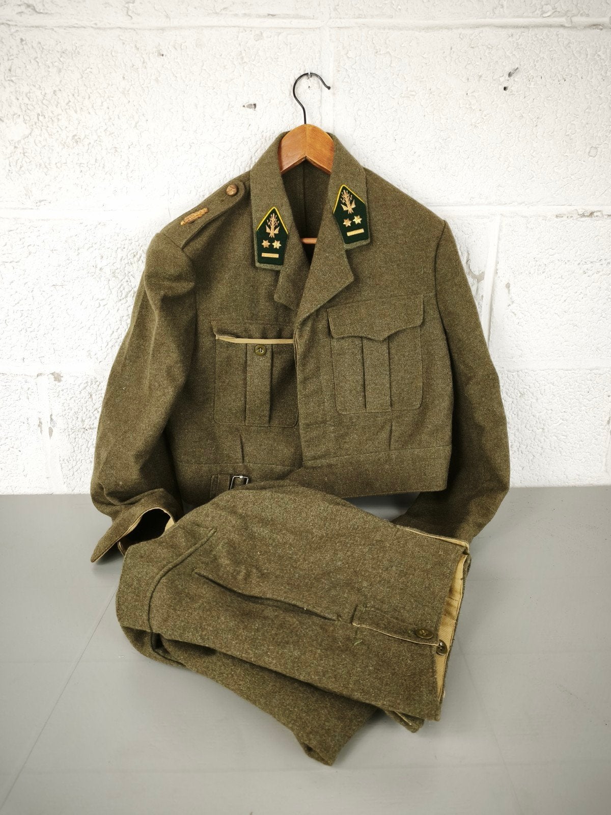 Belgisch uniform luitenant kolonel cyclisten, Ophalen of Verzenden, ., ., .