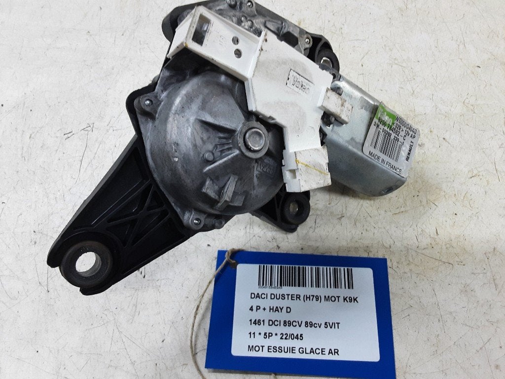 MOTEUR ESSUIE-GLACE ARRIÈRE Duster (HS) (8200734582C), Dacia, Mevr. I. Hauben, Utilisé, Rue de l'Espoir 34 34
4030  GRIVEGNÉE, BE