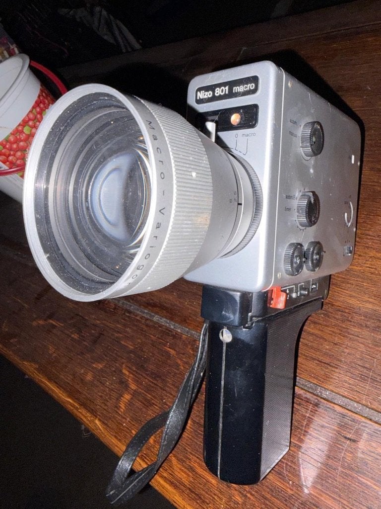 Braun Nizo 801 Macro Super 8 – Schneider Variogon, Collections, Enlèvement, Caméra