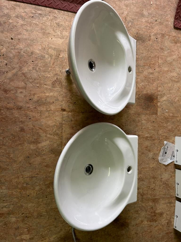2 lavabo’s, Enlèvement, Utilisé, Pierre, Lavabo