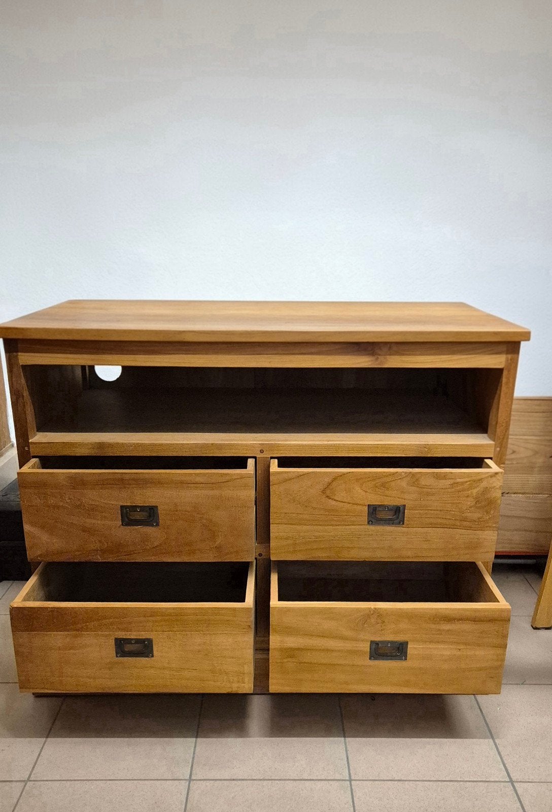 À vendre magnifique meuble TV en teck, Maison & Meubles, Enlèvement, Utilisé, Teck