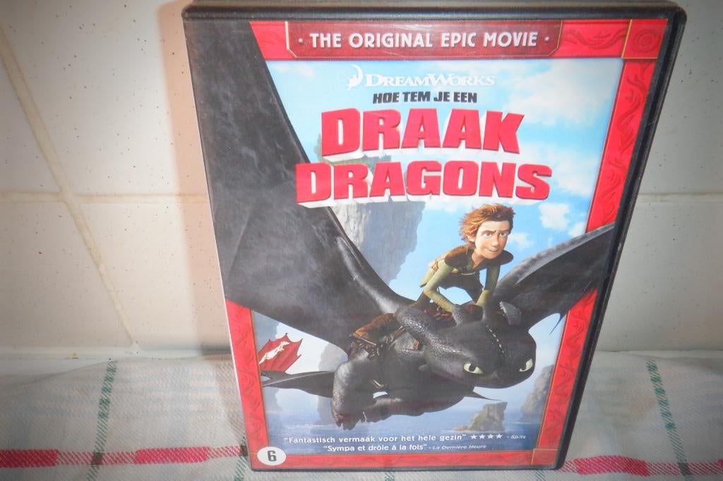 DVD Hoe Tem Je Een Draak (Dreamworks), À partir de 6 ans, Enlèvement ou Envoi, Dessin animé, Américain