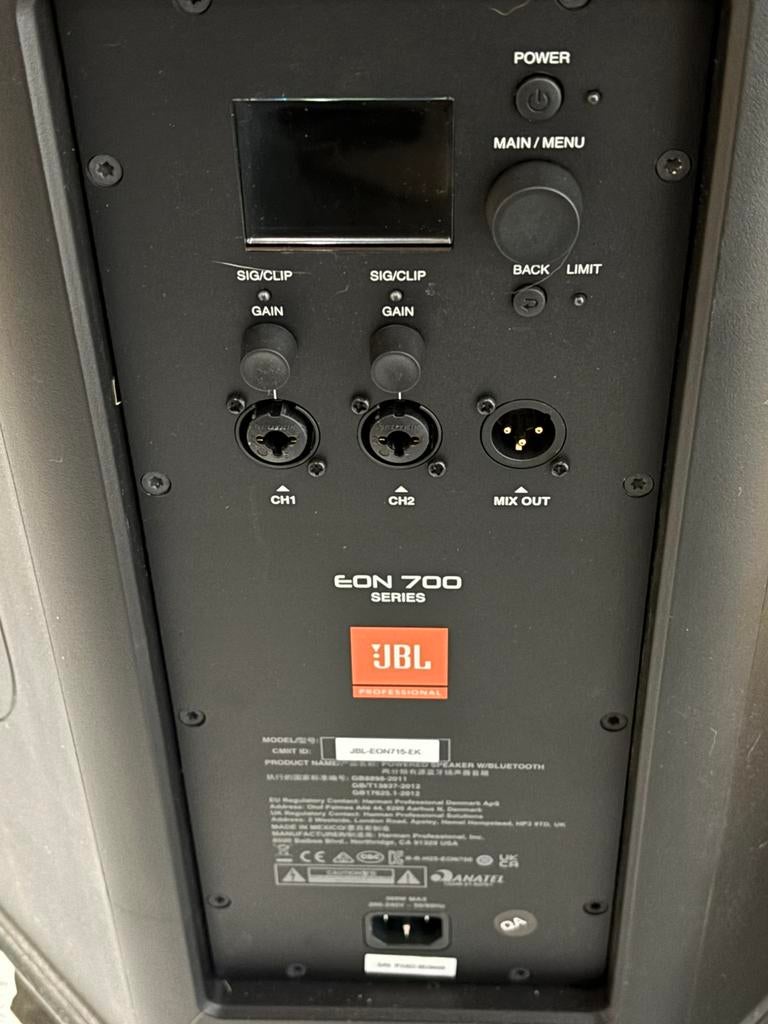 2x JBL EON715, Ophalen, Zo goed als nieuw, JBL