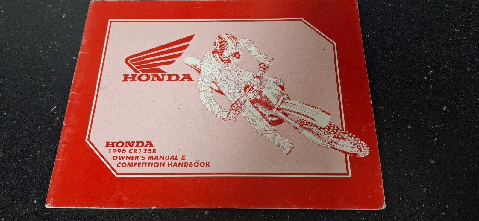 Competition manual 1996 handboek motocross Honda CR125R, Ophalen of Verzenden, Gelezen, Merk of Model