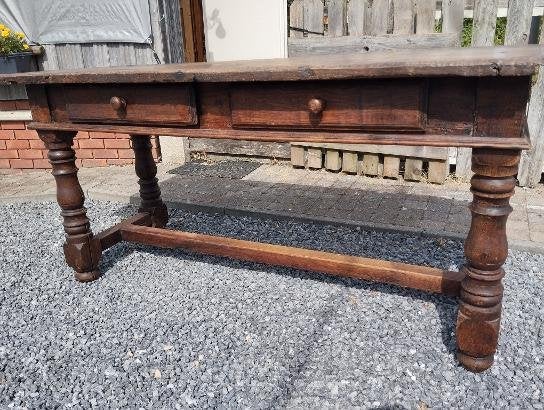 Oude boerderijtafel, Ophalen