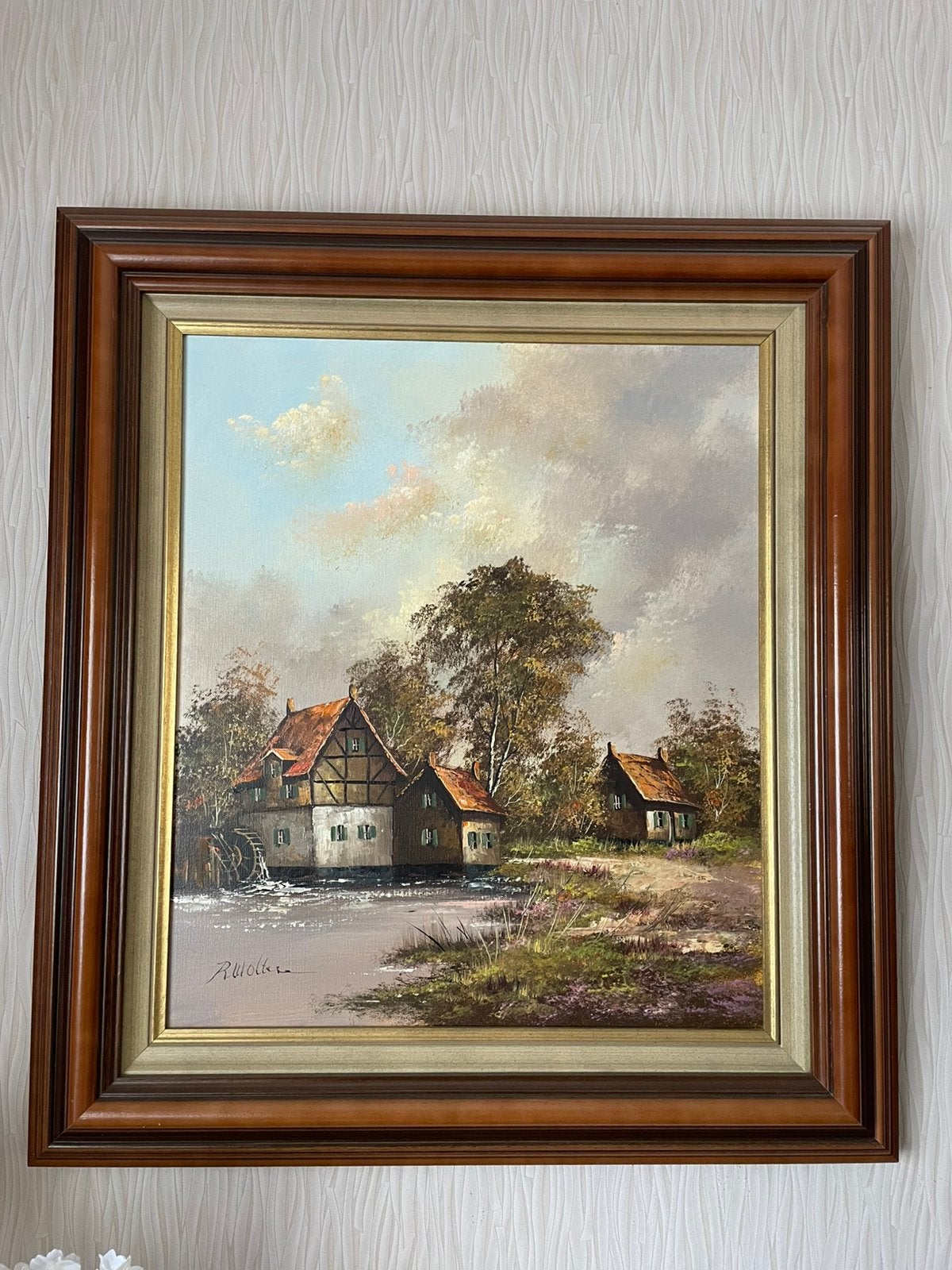 Peinture sur toile de R Wolters, Enlèvement, Toile