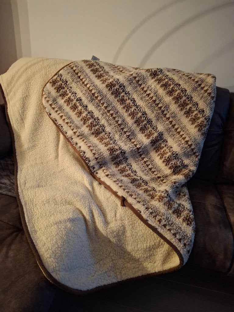 wollen plaid, Ophalen, 190 cm, Wol, 205 cm