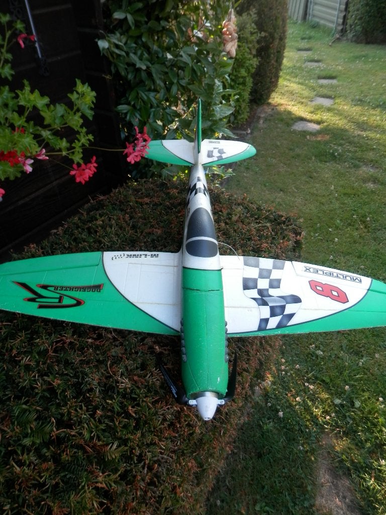 Multiplex Dogfighter, Hobby en Vrije tijd, Modelbouw | Radiografisch | Vliegtuigen, Ophalen, Gebruikt, Elektro, RTF (Ready to Fly)