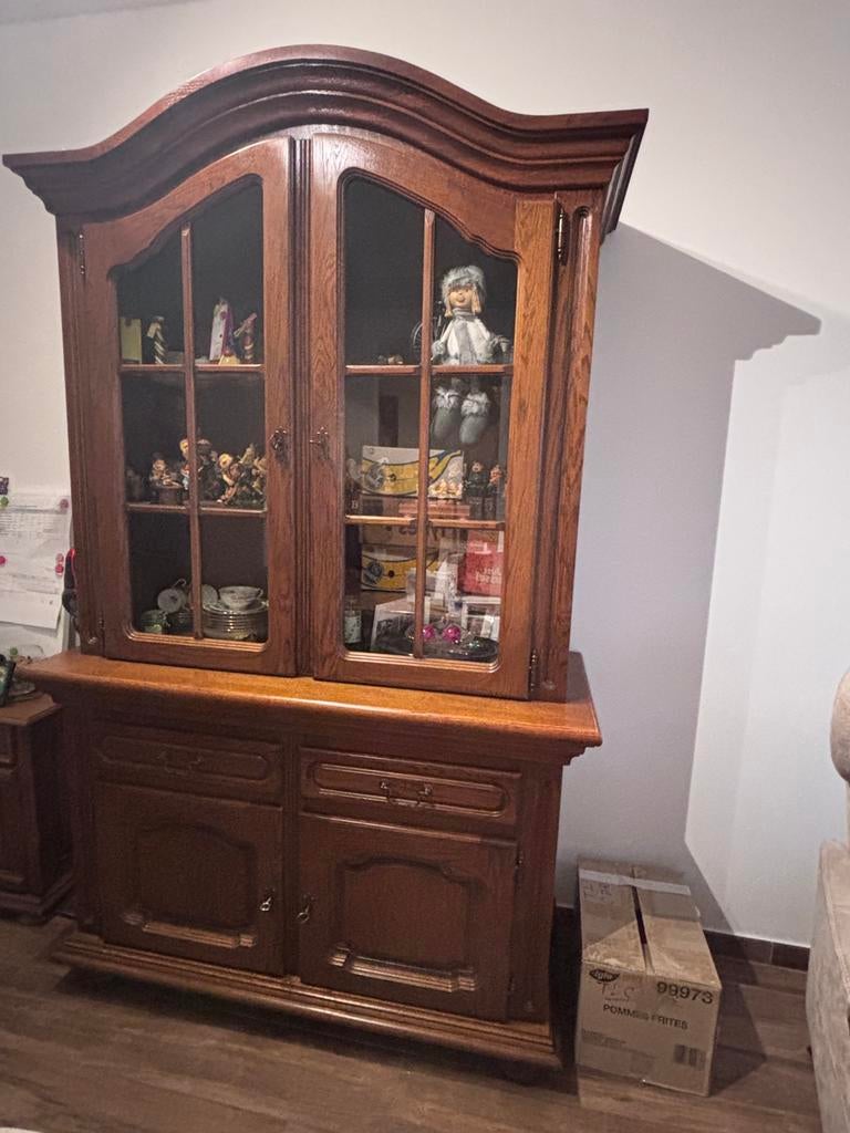 Eiken kast, ideaal voor DIY project!, Ophalen, Gebruikt, 200 cm of meer, Eikenhout