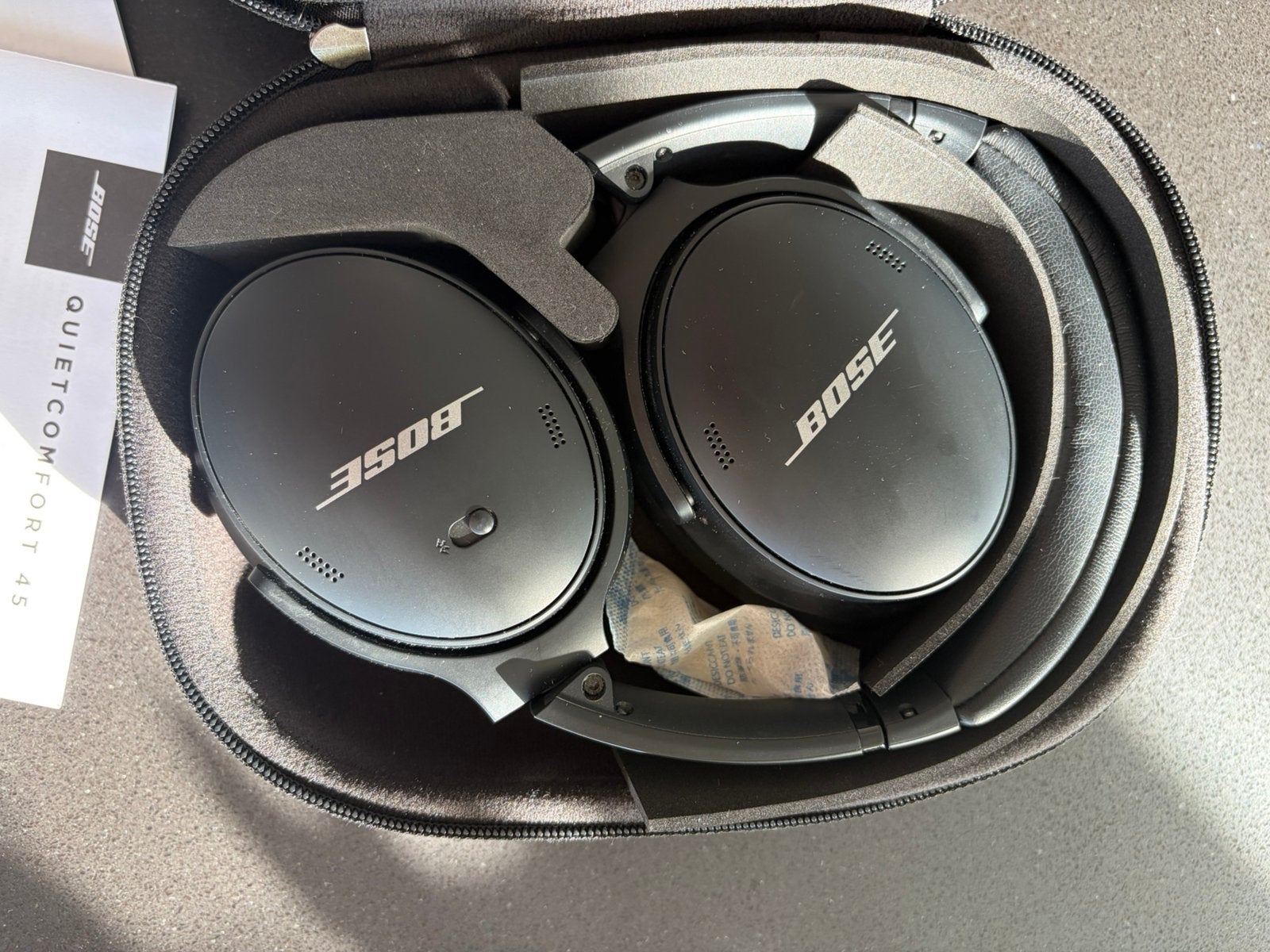 Casque Bose, antibruit, noir, Enlèvement, Comme neuf, Noir, Bose