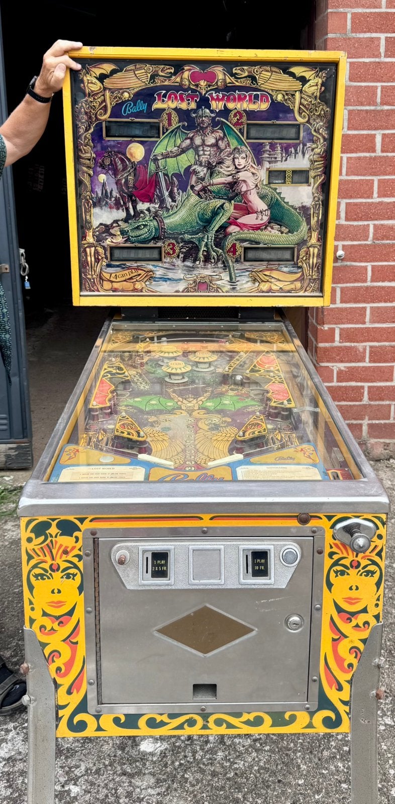 Bally Lost World (1978), Orig flipperkast Restauratieproject, Verzamelen, Automaten | Flipperkasten, Zo goed als nieuw, Flipperkast