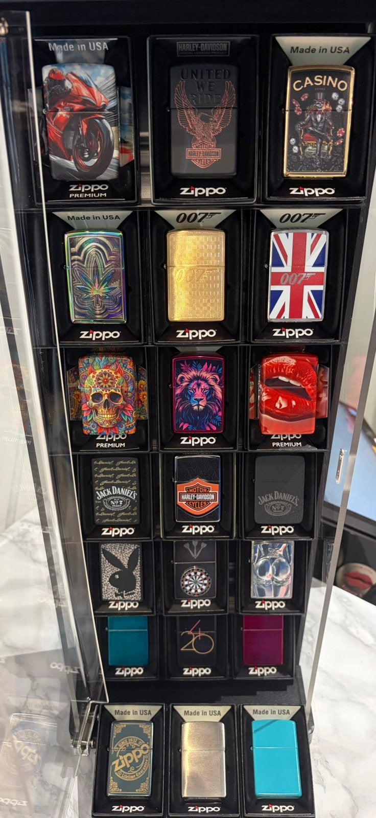 Collection de briquets Zippo originaux, Enlèvement, Neuf, Briquet