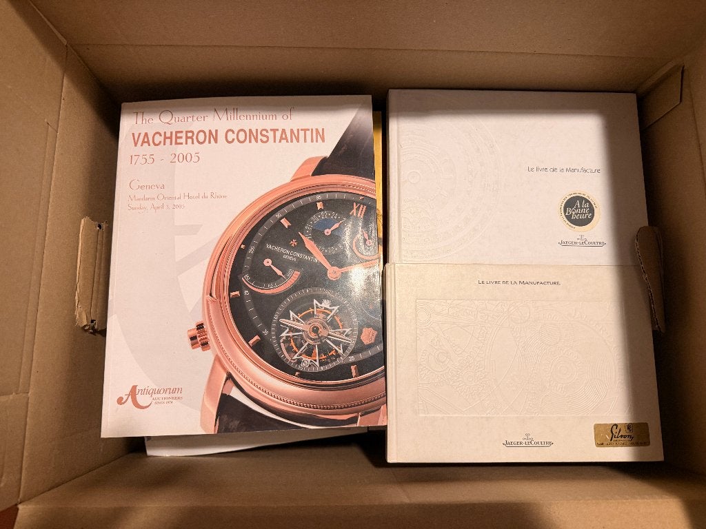 Horloge- en sieradenbibliotheek - complete set van 4 dozen, Ophalen, Gelezen, Overige onderwerpen, Divers