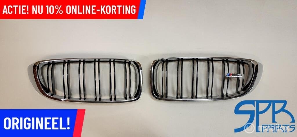 Grille BMW M3 F80 NIEUW GRILL NIER NIEREN ORIGINEEL M3 LOGO, Neuf, Enlèvement ou Envoi, BMW, BMW