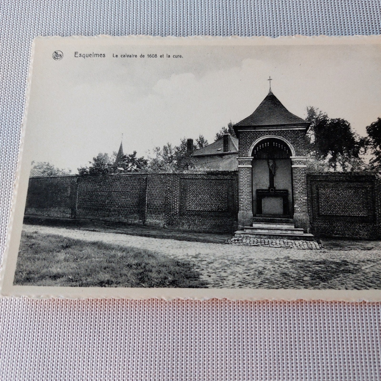 oude postkaart van Esquelmes, Ophalen of Verzenden