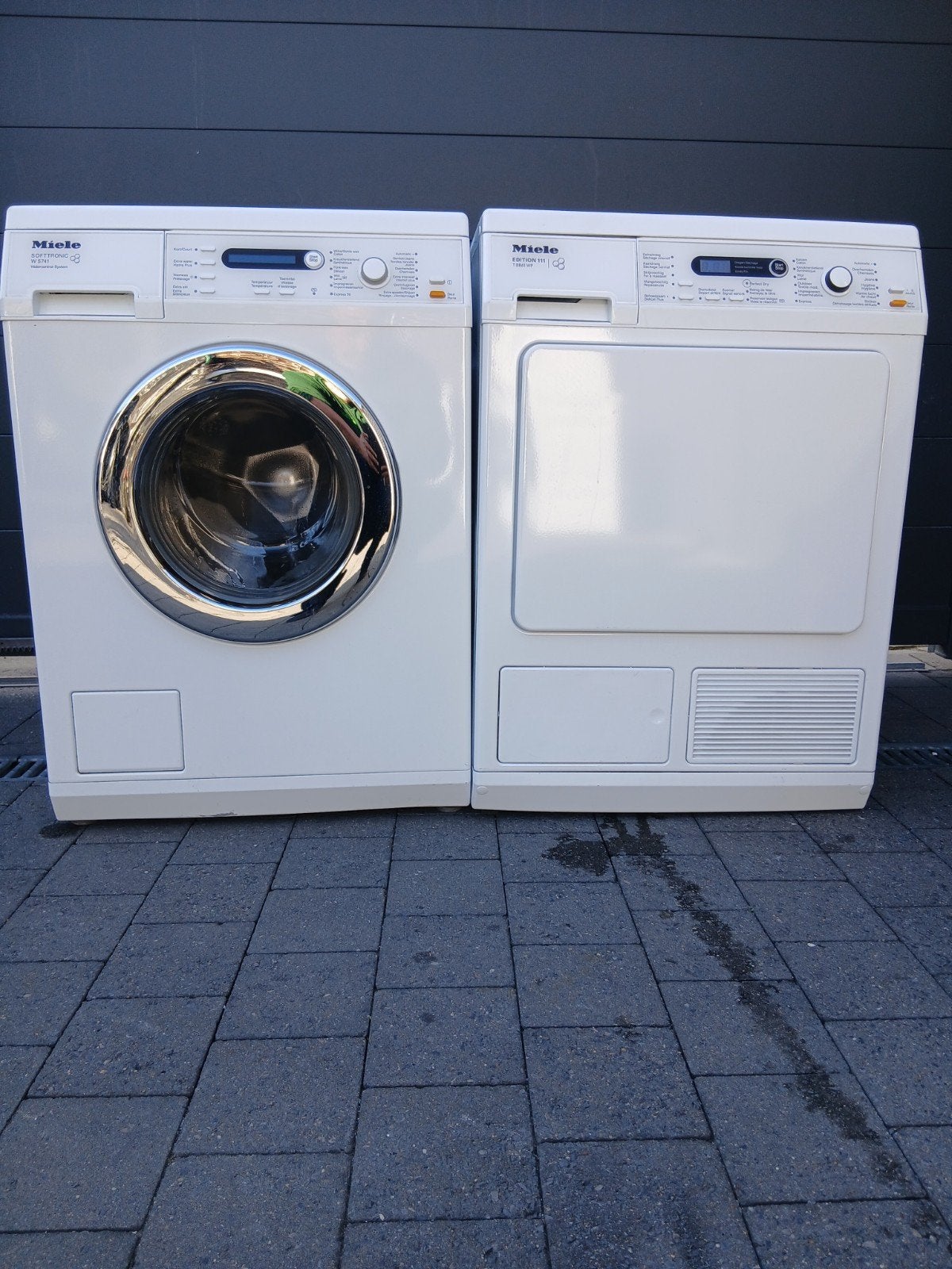wasmachine en droogkast van Miele 8kg KlasseA +++, 8 à 10 kg, Enlèvement, Comme neuf
