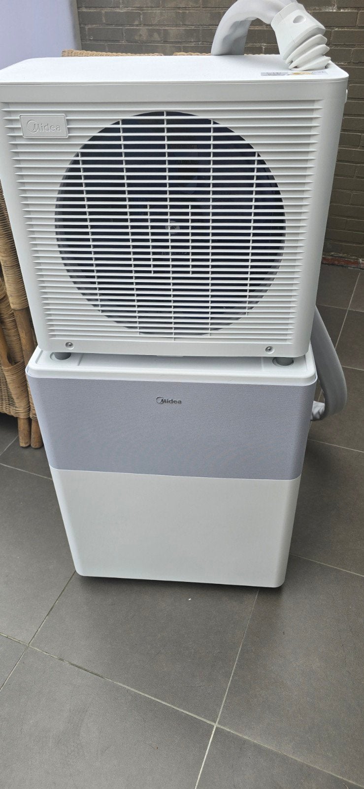 midea portasplit 12000, Ophalen