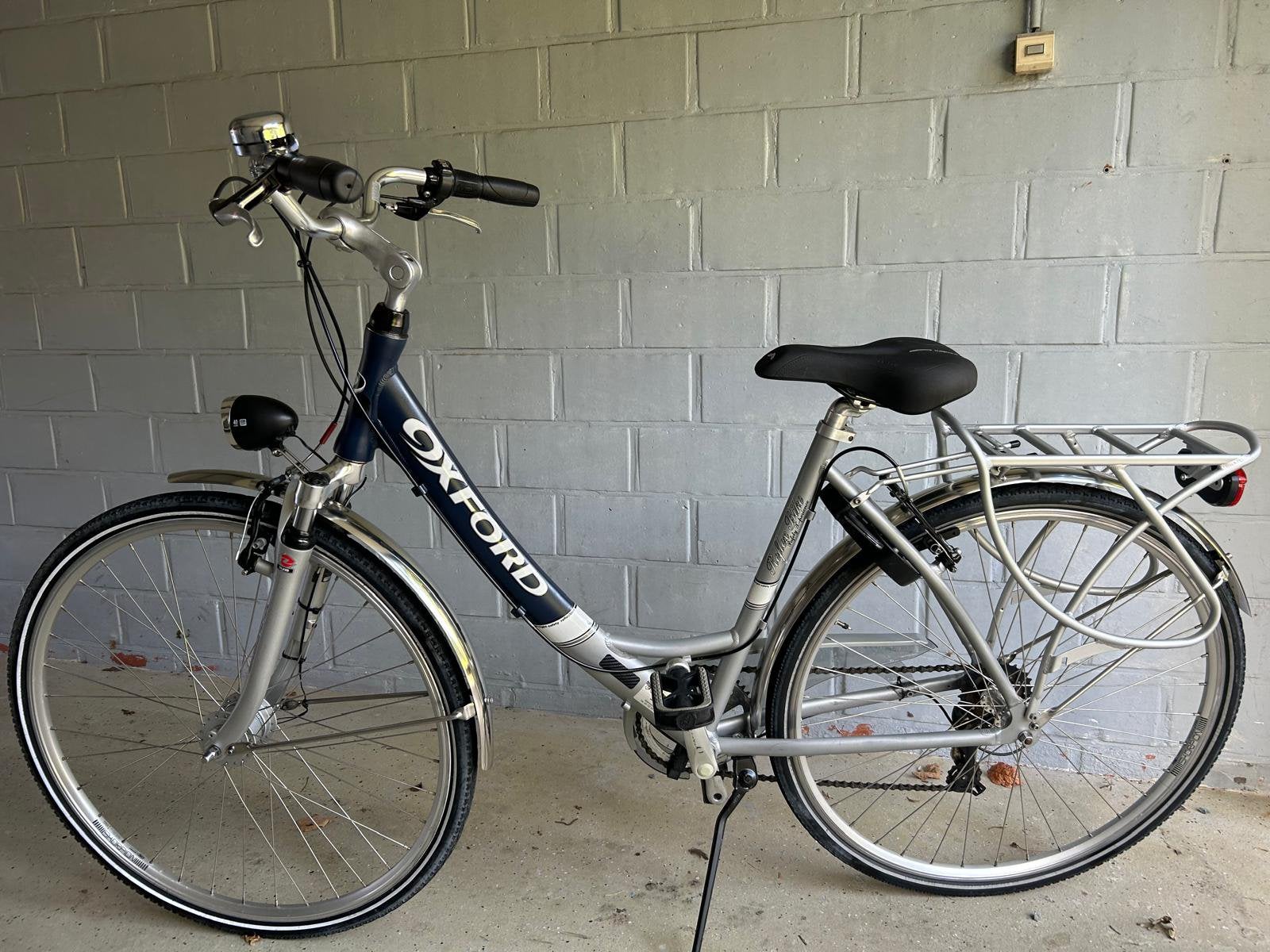 Damesfiets oxford 28 inch, Velgrem, (Extra) lage instap, Zo goed als nieuw, 50 tot 53 cm