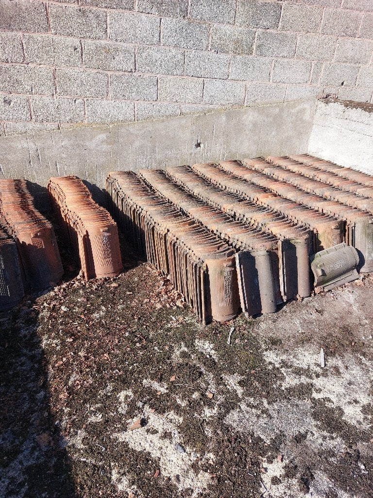 tuilles, 10 à 15 m², Enlèvement, Utilisé, Autres matériaux