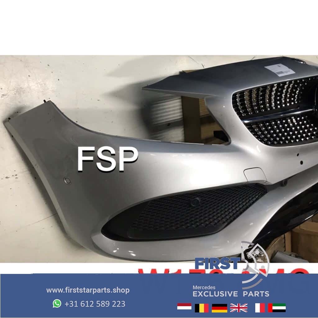 W176 Facelift AMG Bumper 2013-2019 zilver grijs Mercedes Voo, Utilisé, -, Avant, -