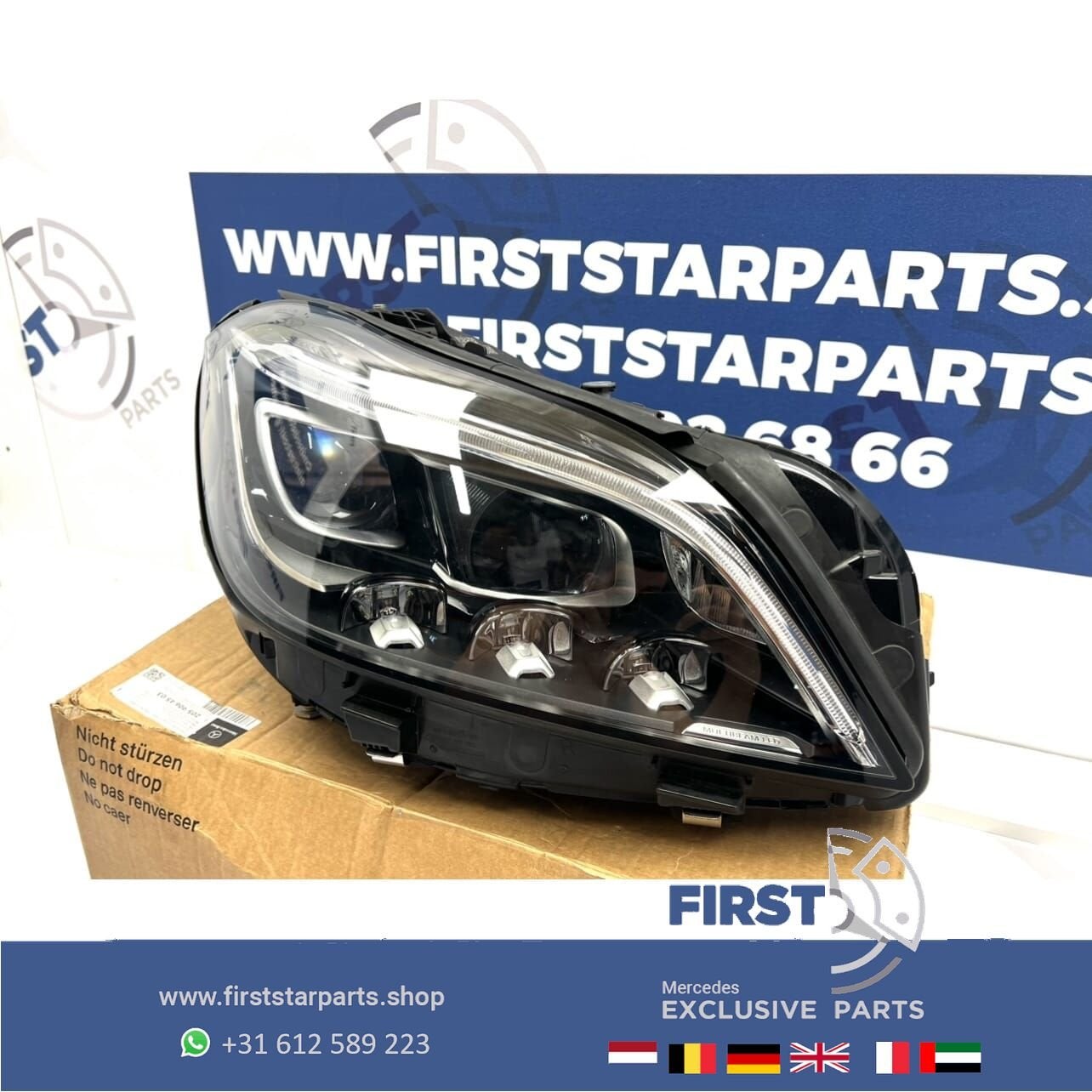 A2189060202 W218 X218 CLS63 AMG KOPLAMP LED MULTIBEAM RECHTS, Utilisé, -, -, Enlèvement ou Envoi