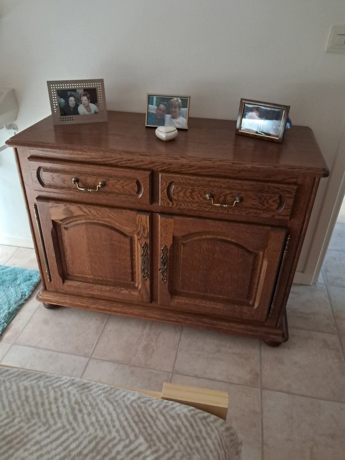 tv kast, Huis en Inrichting, Ophalen, Gebruikt, Rustiek, Eikenhout