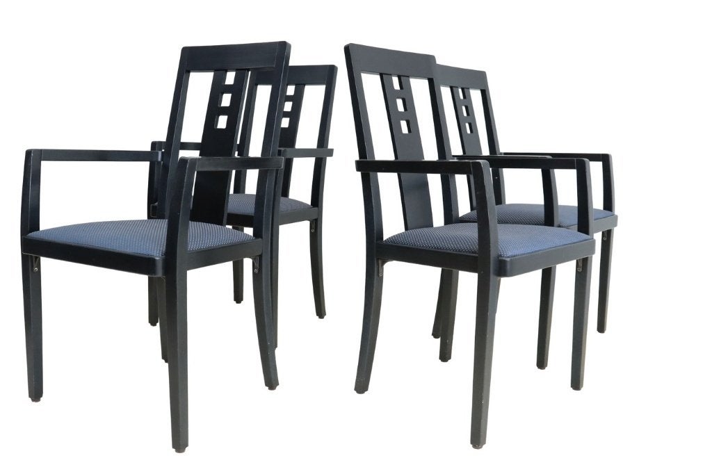 Set van vier Thonet 676 PF armstoelen - Mackintosh, Ophalen