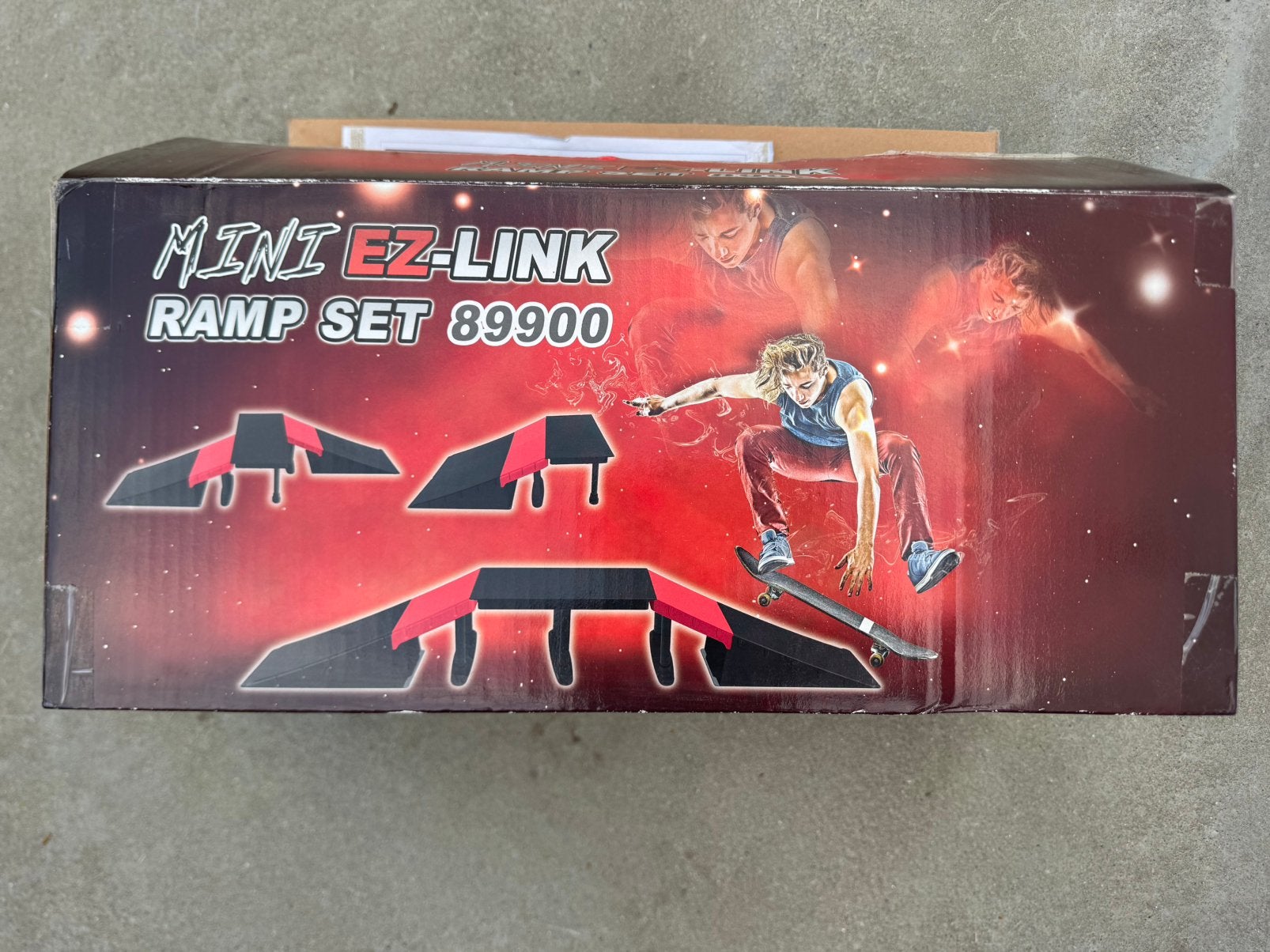 Mini EZ-link skate ramp set 89900, Enlèvement, Utilisé