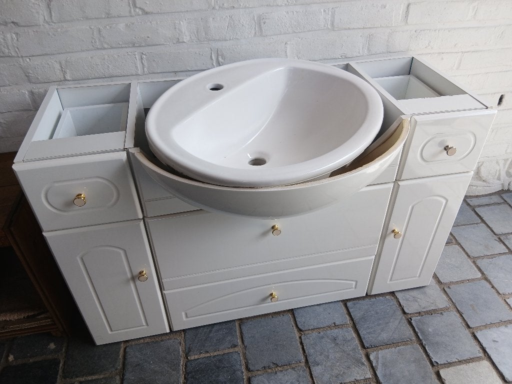 lavabo, Ophalen, Gebruikt