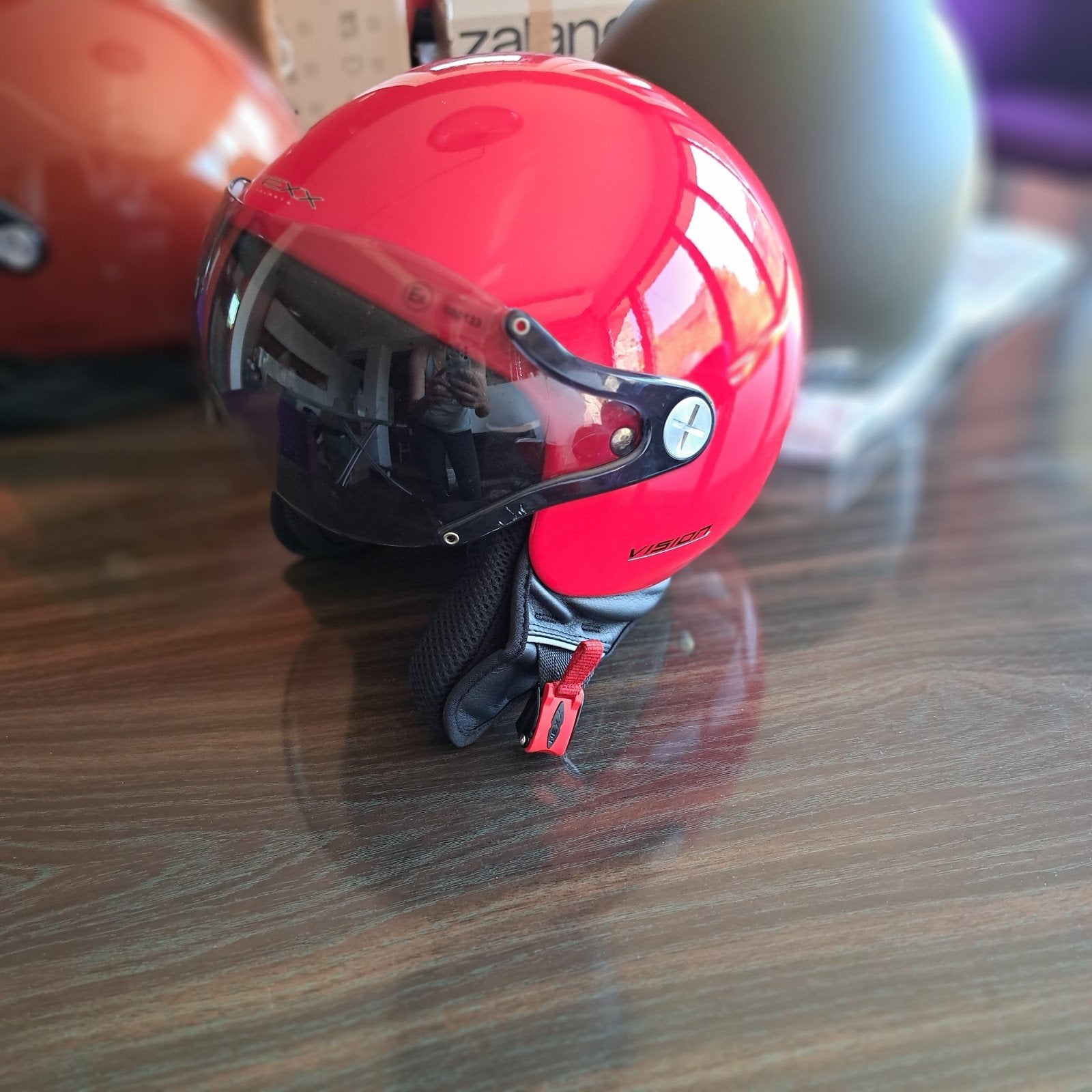 Casque moto/scooter taille XS (54), Vélos & Vélomoteurs, Enlèvement