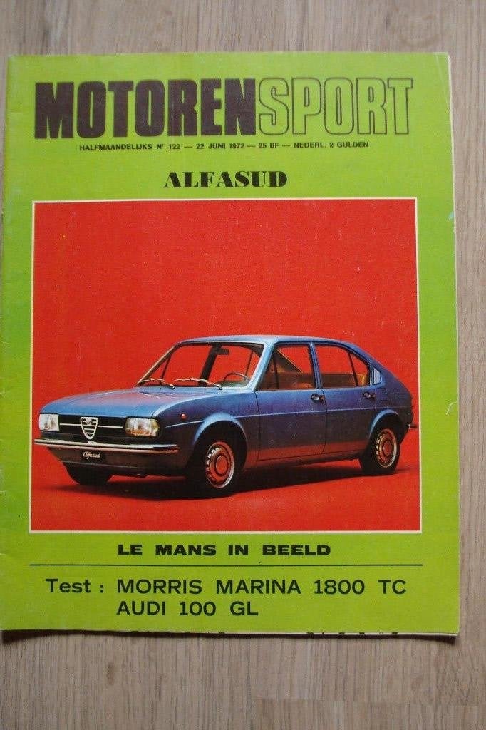 Motorensport, Nr. 122 - 22/07/1972, Ophalen of Verzenden, Gelezen, Motoren Sport