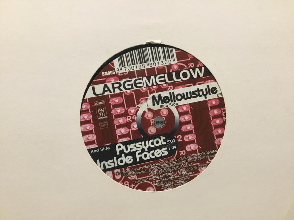 Largemellow. Mellowstyle, Cd's en Dvd's, Vinyl | Dance en House, Ophalen of Verzenden, Zo goed als nieuw