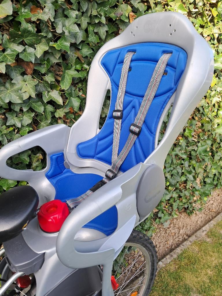 Fietsstoeltje, Fietsen en Brommers, Fietsaccessoires | Fietsstoeltjes, Ophalen, Achterzitje, Voetsteuntjes, Zo goed als nieuw