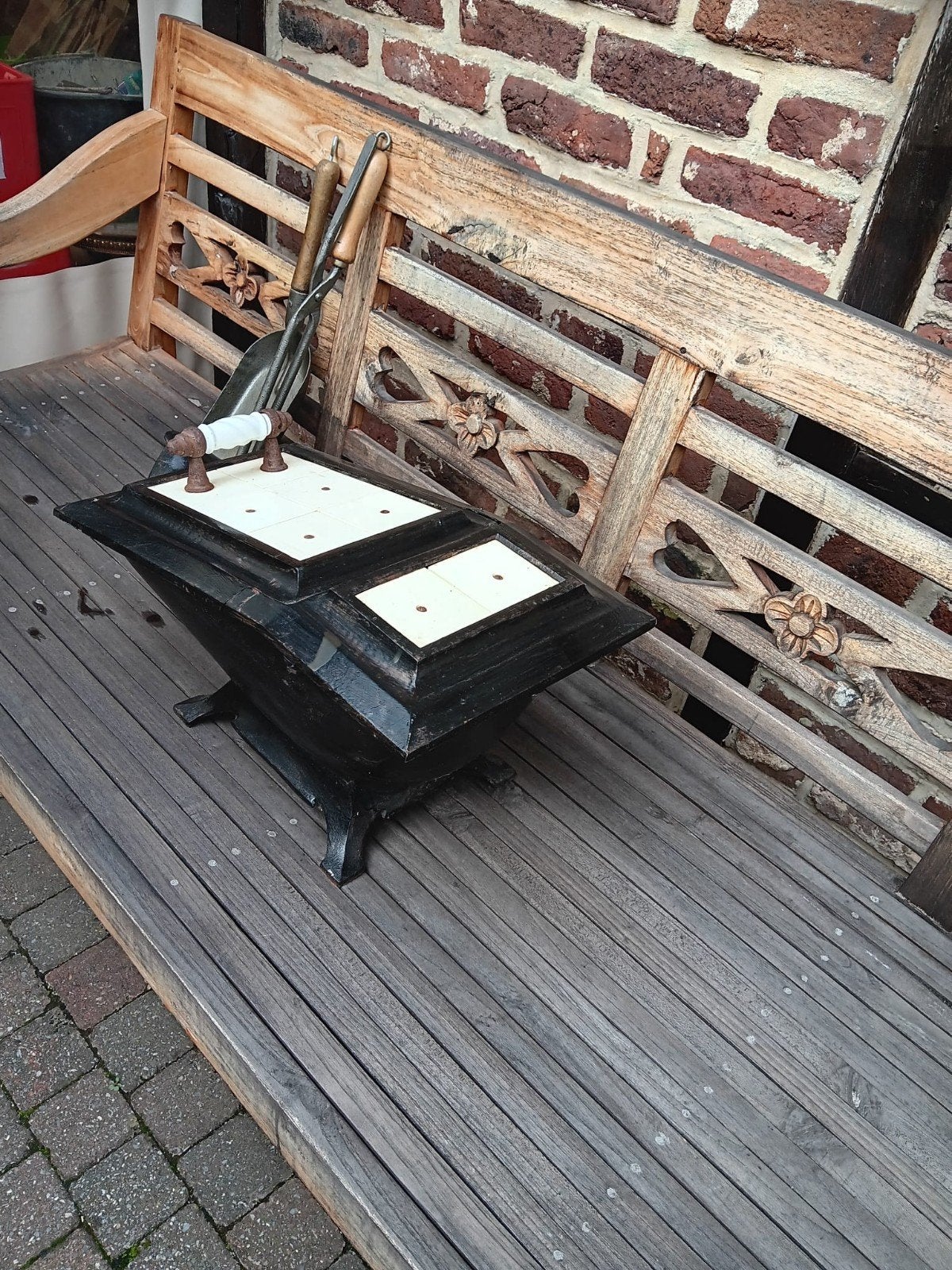 kolenbak, Ophalen