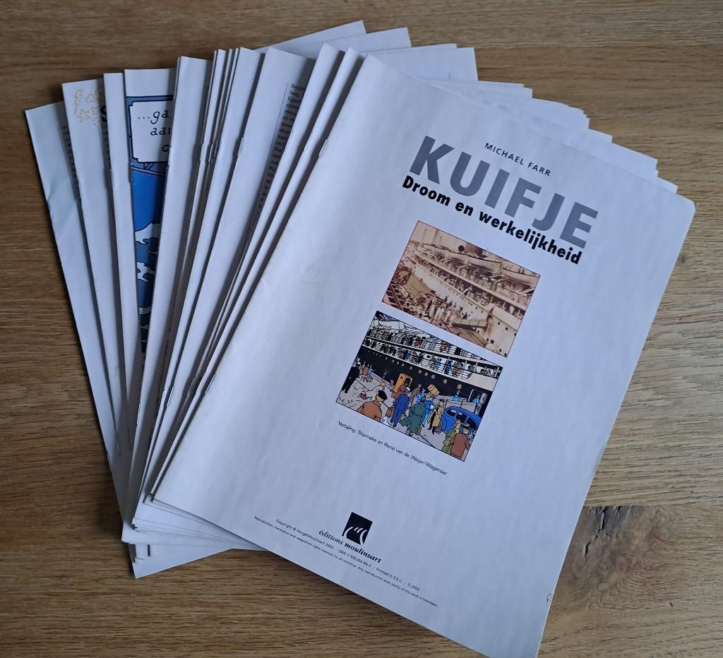 Kuifje - Droom en werkelijkheid (voor publicatie!), Boeken, Stripverhalen, Eén stripboek, Ophalen of Verzenden, Gelezen, Michael Farr