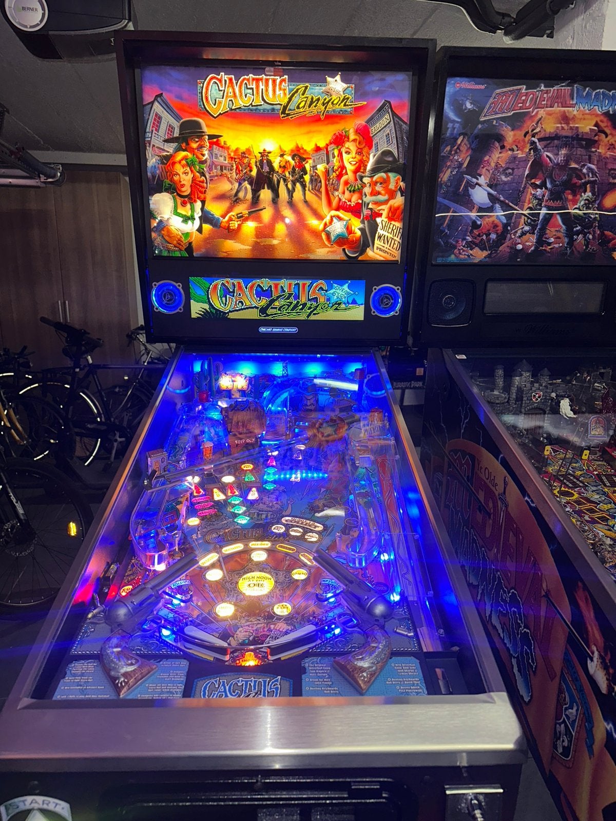 Cactus Canyon Remake flipperkast, Zo goed als nieuw, Ophalen, Overige merken, Dot-matrix