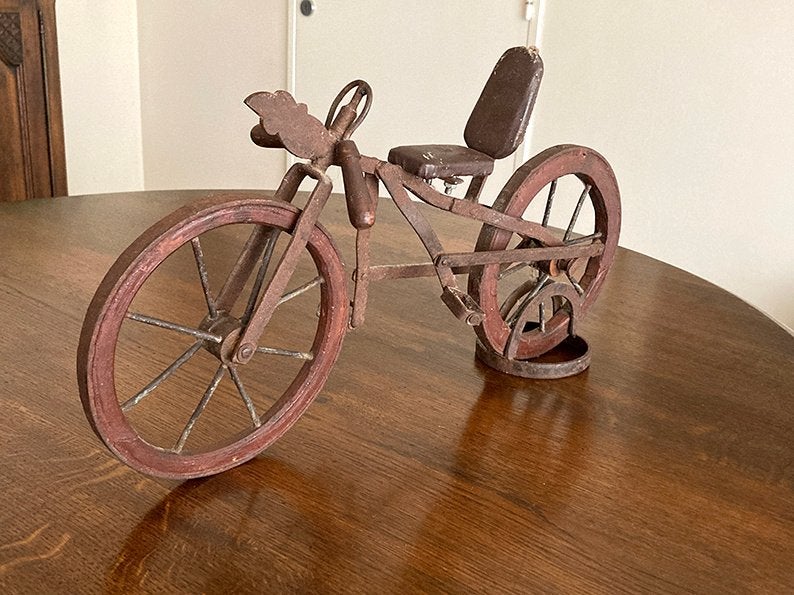 Decoratieve fiets, Ophalen, Hout