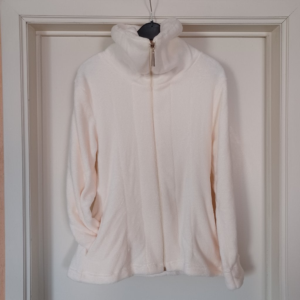Veste polaire avec col, Enlèvement ou Envoi, Neuf, Taille 38/40 (M), Blanc