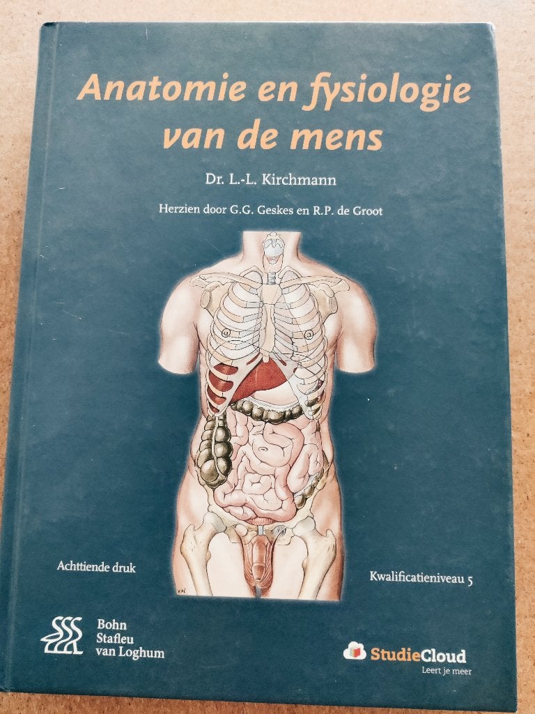 Anatomie en fysiologie van de mens, Boeken, Ophalen of Verzenden, Zo goed als nieuw, Hoger Onderwijs