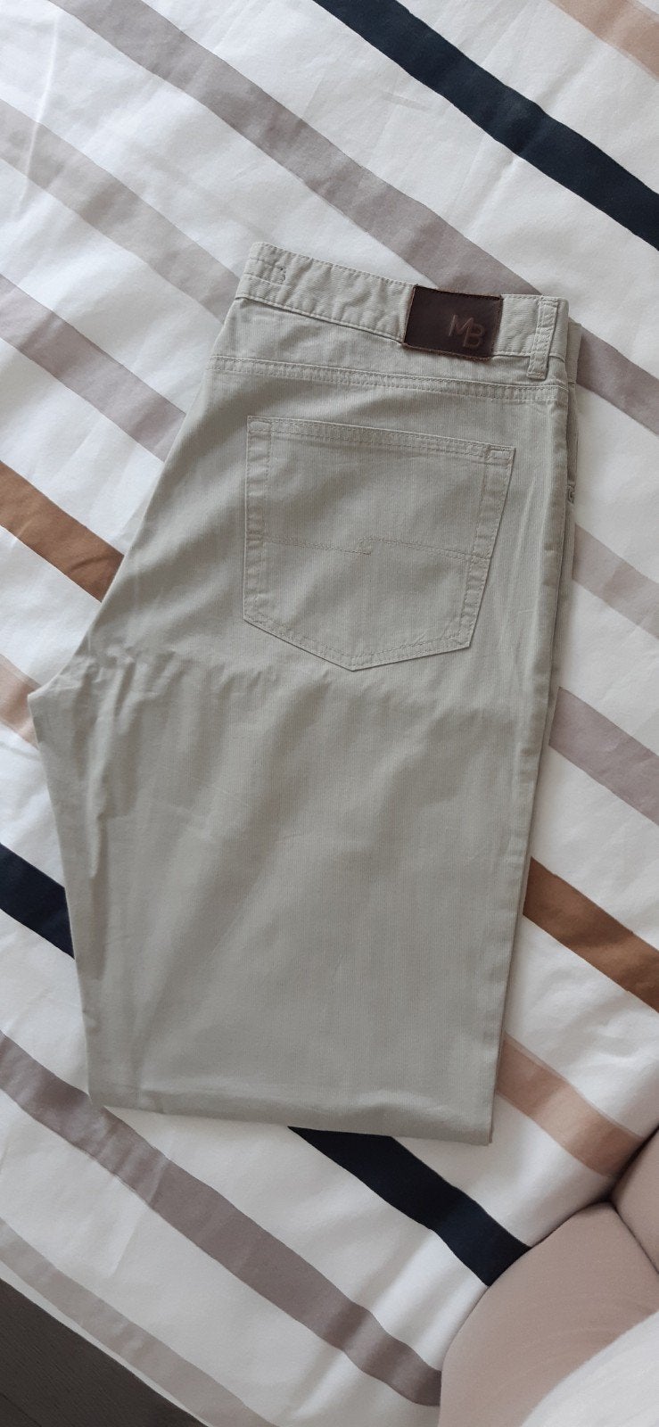 beige broek van Marc Bellini, Kleding | Heren, Ophalen of Verzenden, Beige