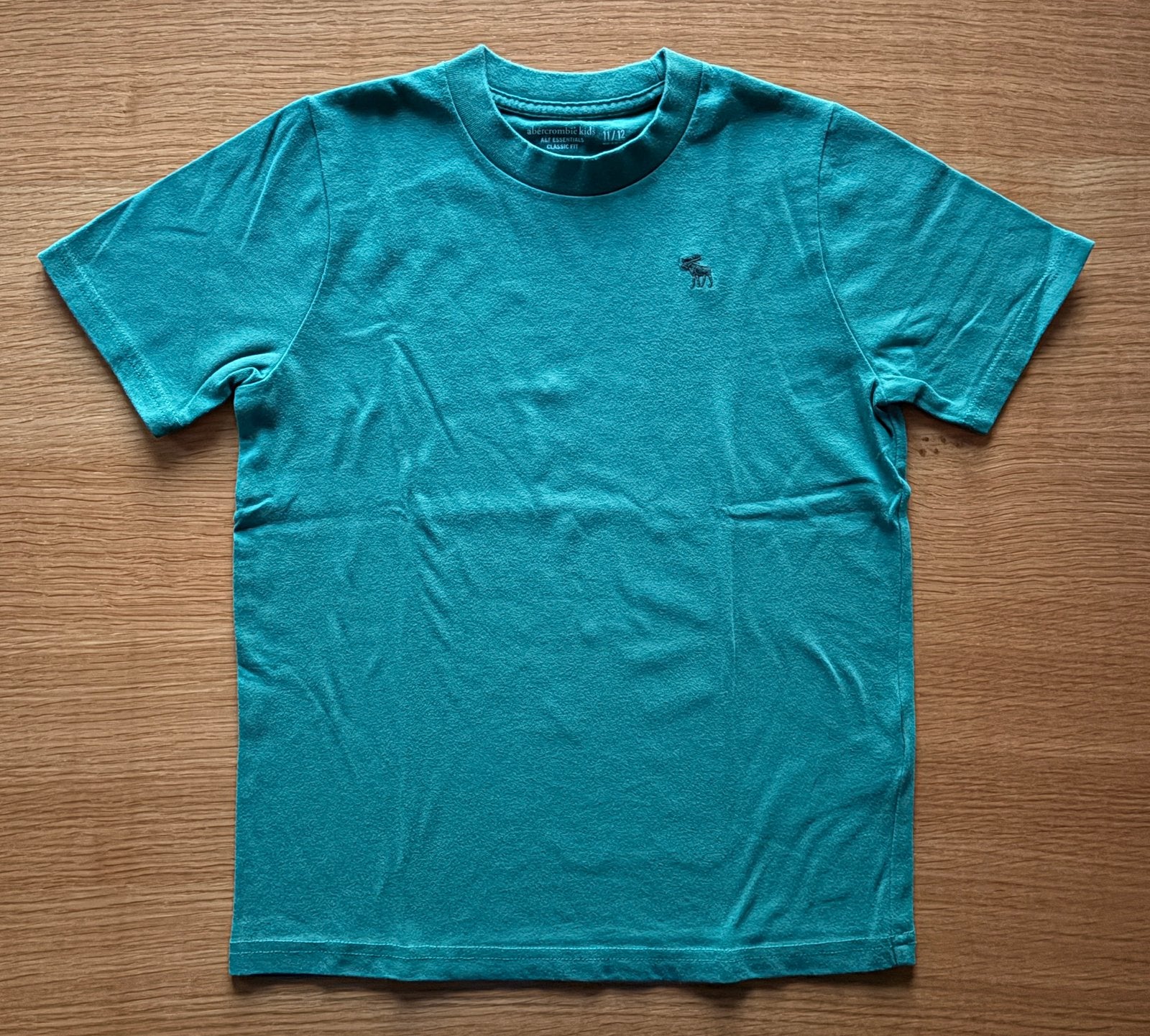 T-shirt vert ABERCROMBIE - 11 ans - 8€, Enfants & Bébés, Enlèvement ou Envoi, Comme neuf, Garçon