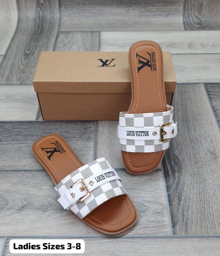 LV Monogram Slippers, Kleding | Heren, Ophalen of Verzenden, Slippers